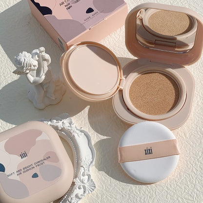 Soft Light Moisturizing Light Invisible Pore Concealer Cushion Foundation