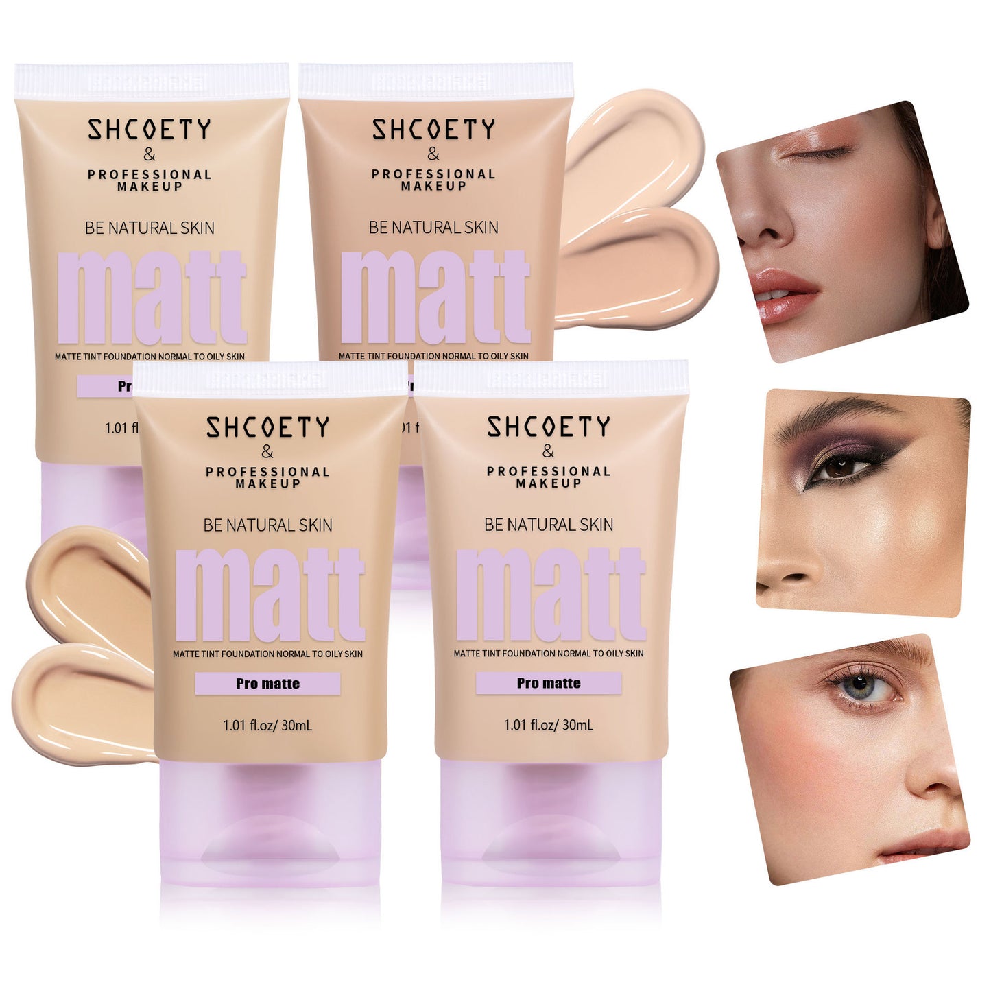 4 Colors Longwear Foundation Concealer Natural Brightening Skin Color BB Cream