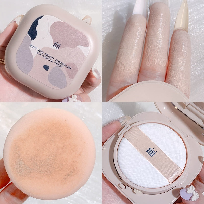 Soft Light Moisturizing Light Invisible Pore Concealer Cushion Foundation